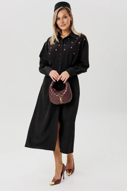 Платье 244 черный AVA fashion