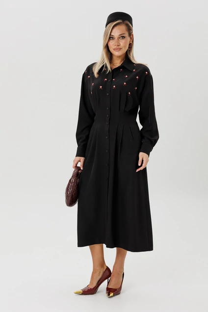 Платье 244 черный AVA fashion