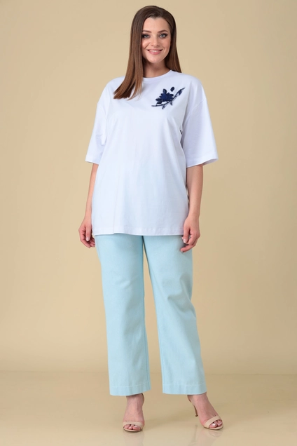 Футболка 315 белый AVENUEfashion