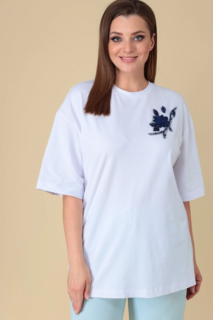 Футболка 315 белый AVENUEfashion