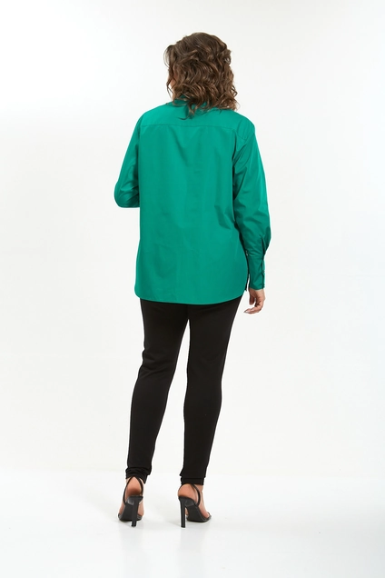 Рубашка 0301-10 нефритово-зеленый AVENUEfashion