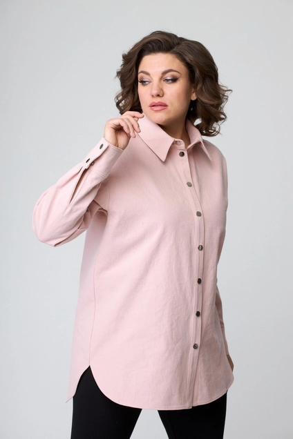 Рубашка 0305 персик AVENUEfashion