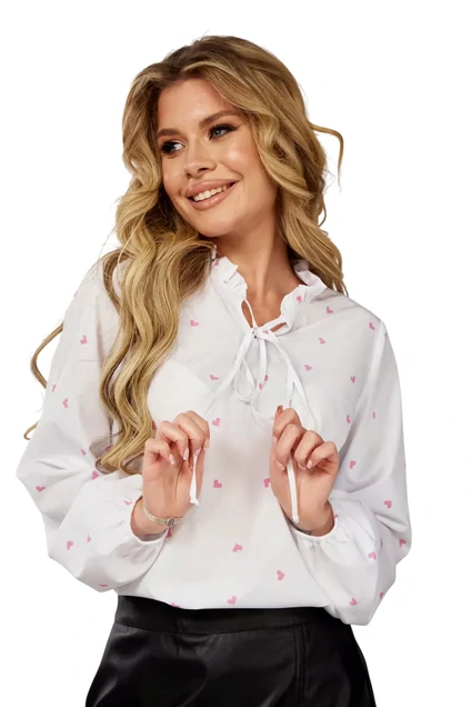 Блузка 2311 белый Abbi