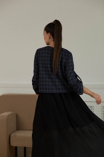 Платье 324 клетка AmberA