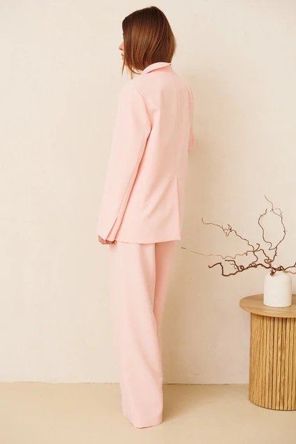 Костюм брючный 2164 пудра Ambera style