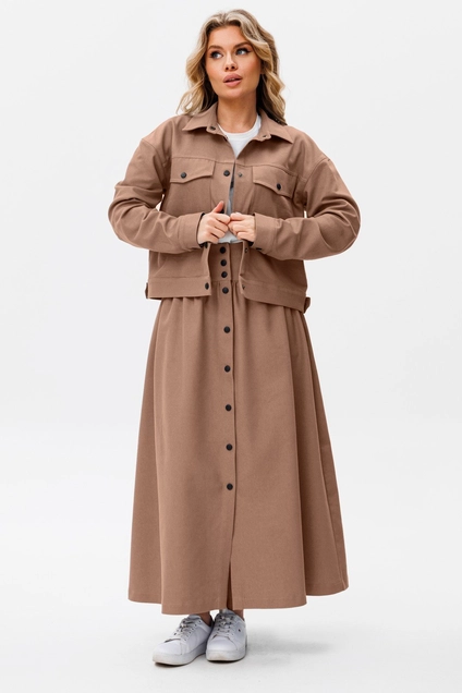 Костюм с юбкой 2065С Ambera style