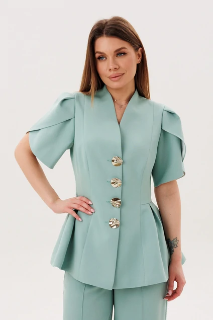 Костюм брючный 2156-1 мята Ambera style