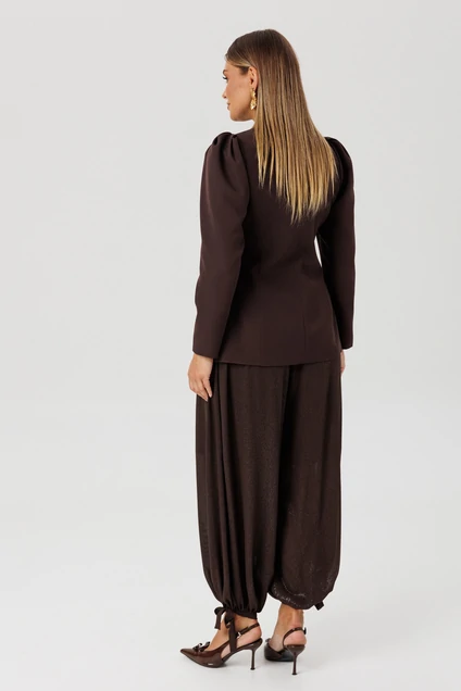 Костюм брючный 2174 шоколад Ambera style