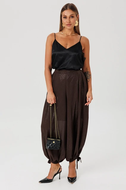 Костюм брючный 2174 шоколад Ambera style