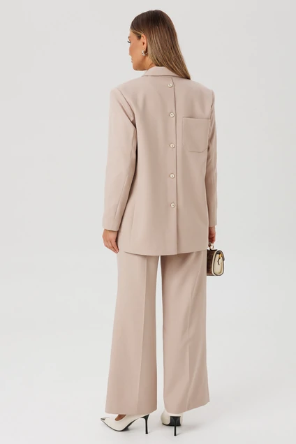 Костюм брючный 2177 беж Ambera style