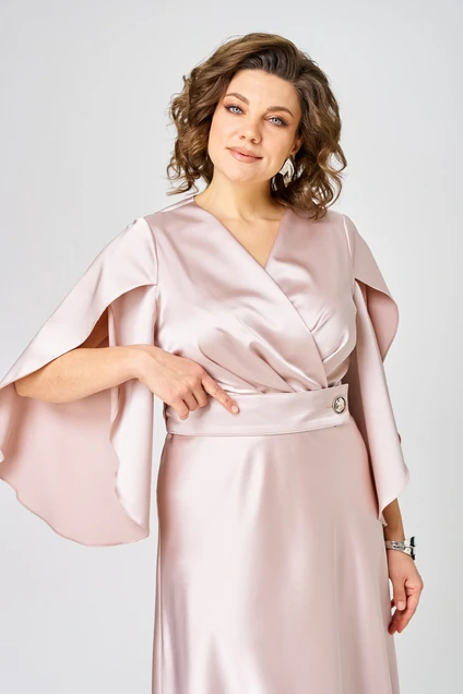 *Платье 1309 розовый ANASTASIA MAK
