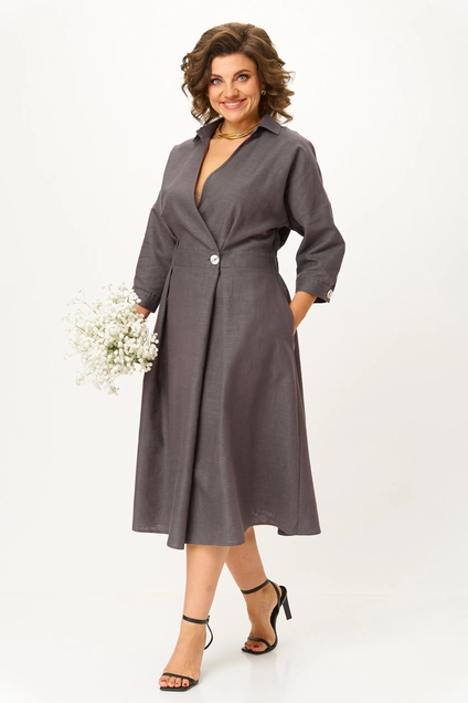 *Платье 1229 графит Anastasia