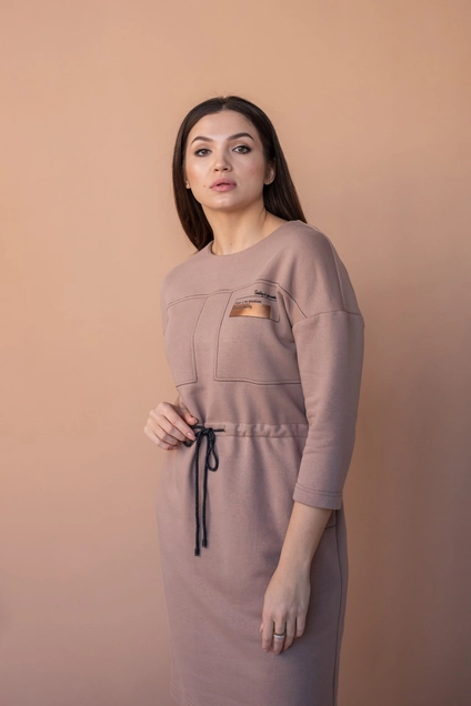 Платье 630 бежевый Angelinа
