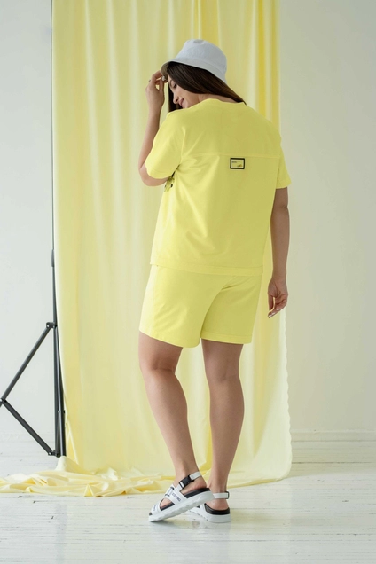 Костюм с шортами 6681 желтый Angelinа