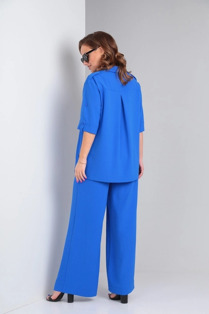 Костюм брючный 003 василёк Andrea Fashion