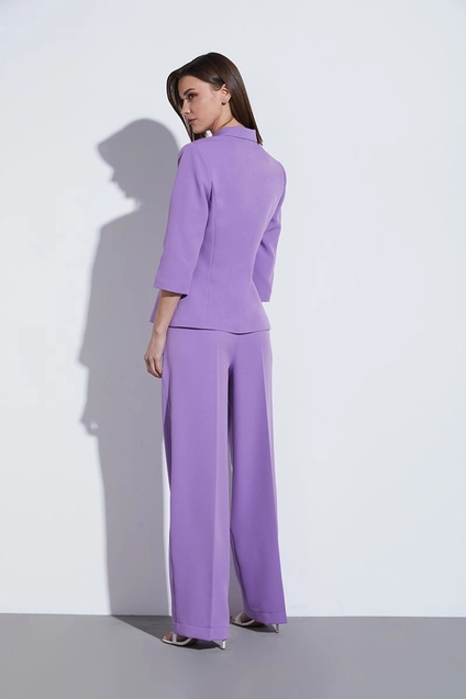 Костюм брючный 2212 сиреневый Andrea Fashion