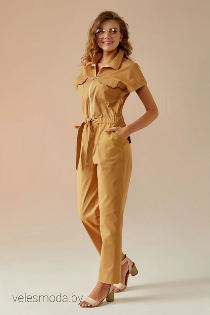Комбинезон   026 карамель Andrea Fashion