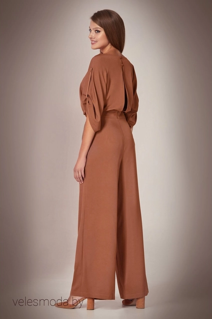 Комбинезон 035-3 шоколад Andrea Fashion