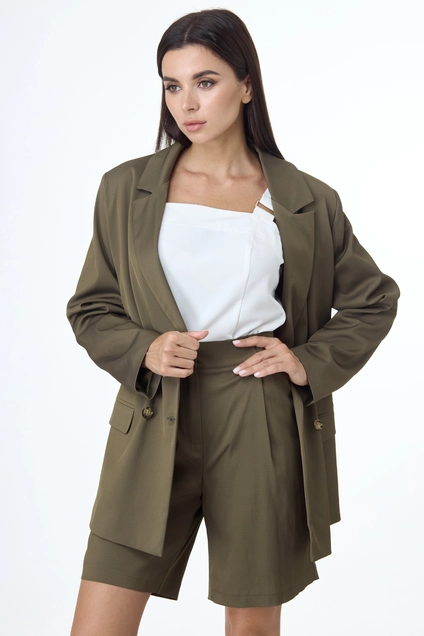 Костюм с шортами 1083 хаки Anelli