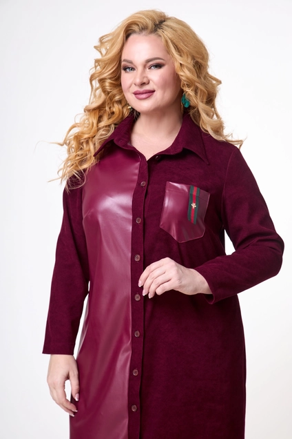 Платье 1247 красный Anelli