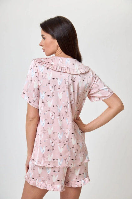 Костюм домашний с шортами 1265 розовое облако Anelli
