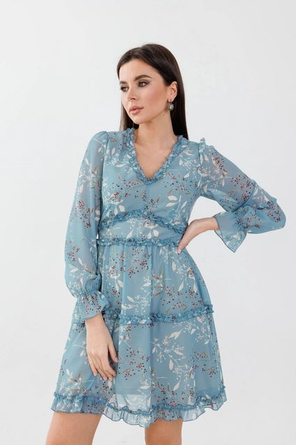 Платье 1580 голубая лагуна Anelli