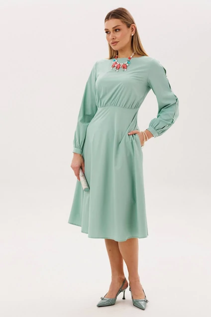 Платье 1836 дымчатый нефрит Anelli
