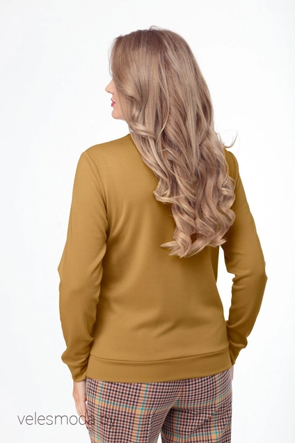 Джемпер 560 горчица Anelli