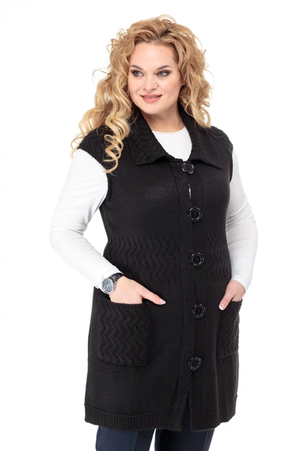Жилет 671 черный Anelli