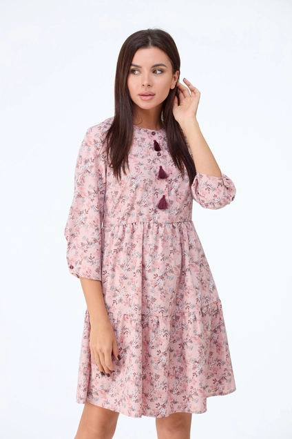 Платье 833 розовый Anelli