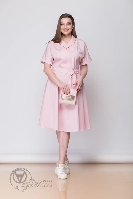 Платье 1197 розовый Anna Majewska