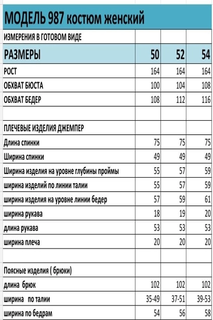 Костюм брючный 987 Багира АнТа
