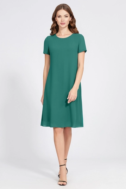Костюм с платьем 4843 изумруд Bazalini