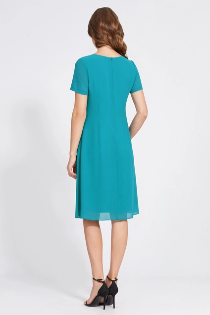Костюм с платьем 4843 бирюзовый Bazalini