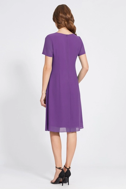 Костюм с платьем 4843 фиолетовый Bazalini