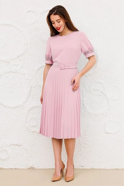 Платье 4938 розовый Bazalini