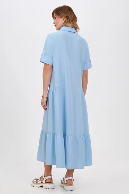 Платье 5030 голубой Bazalini