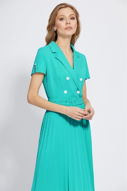 Платье 4905 бирюзовый Bazalini