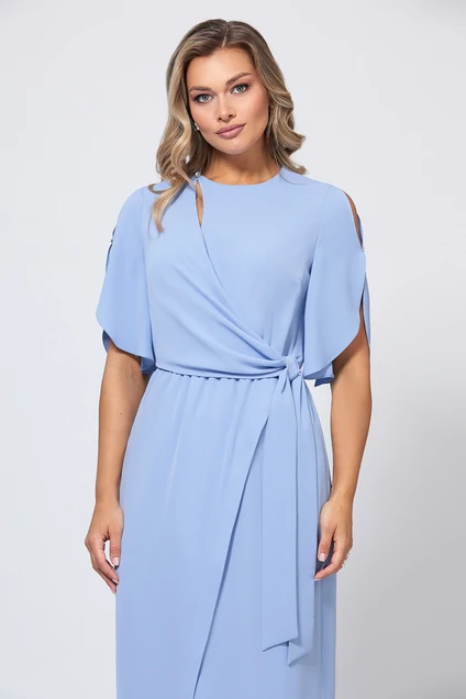 Платье 5059 голубой Bazalini