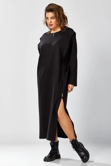 Платье 1064 черный BegiModa
