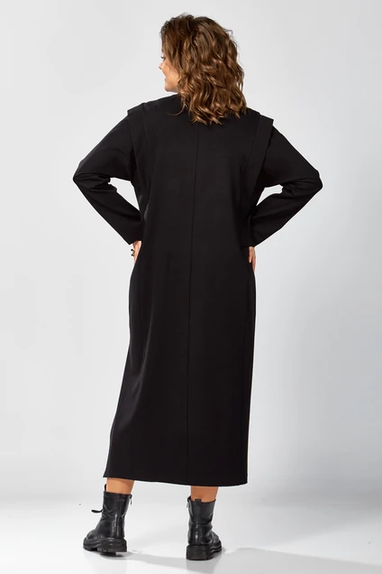 Платье 1064 черный BegiModa