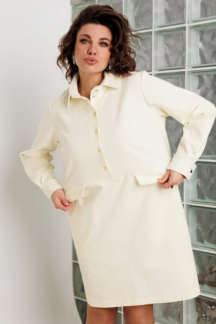 Платье 1065 молочный BegiModa