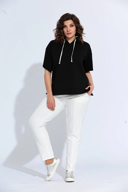 Блузка 4001 черный BegiModa