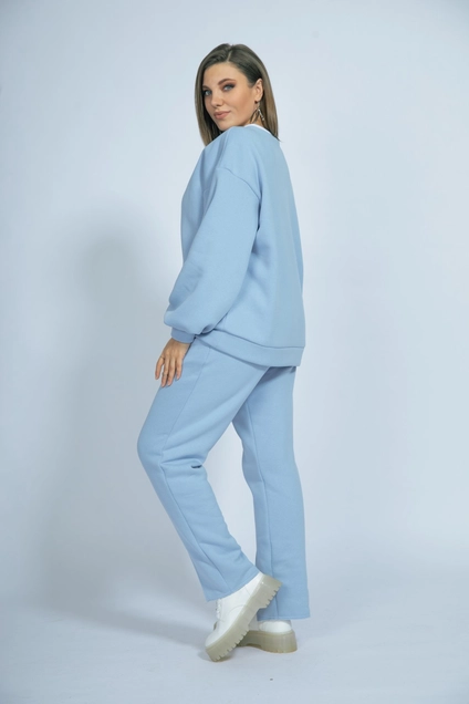 Спортивный костюм 3017 голубой BegiModa