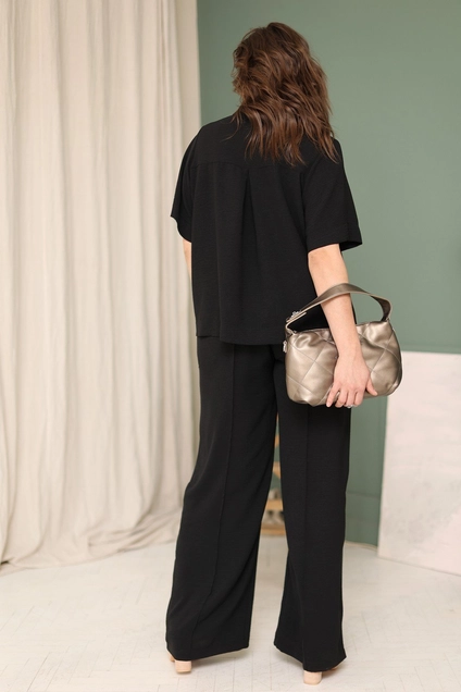 Костюм брючный 3020 черный BegiModa