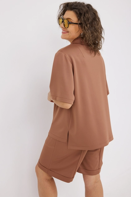 Костюм с шортами 3092 терракот BegiModa