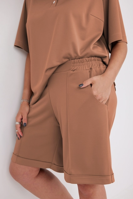 Костюм с шортами 3092 терракот BegiModa