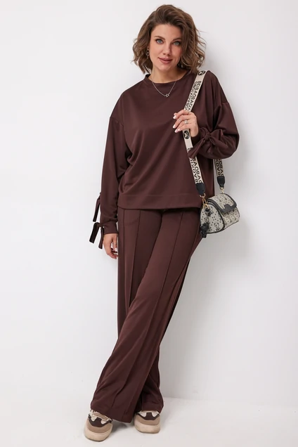 Костюм брючный 3098 мокко BegiModa