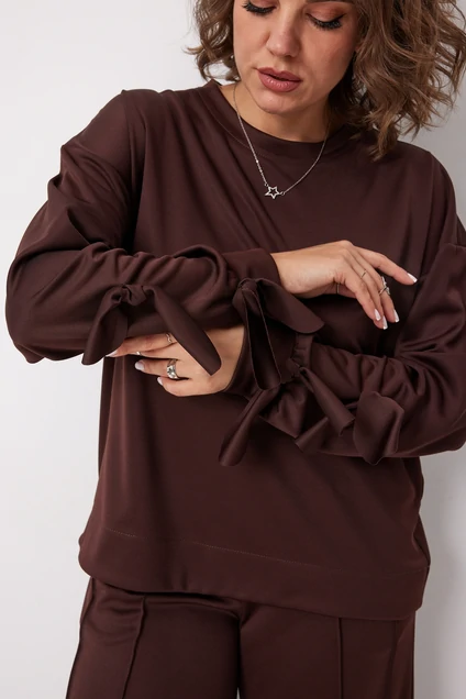Костюм брючный 3098 мокко BegiModa фото 5