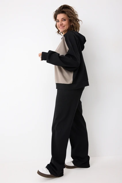 Костюм брючный 3103 черный кварц BegiModa